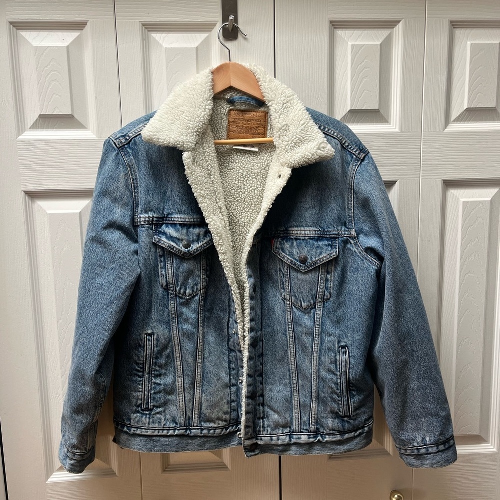 Levi's Denim Sherpa Lined Jacket